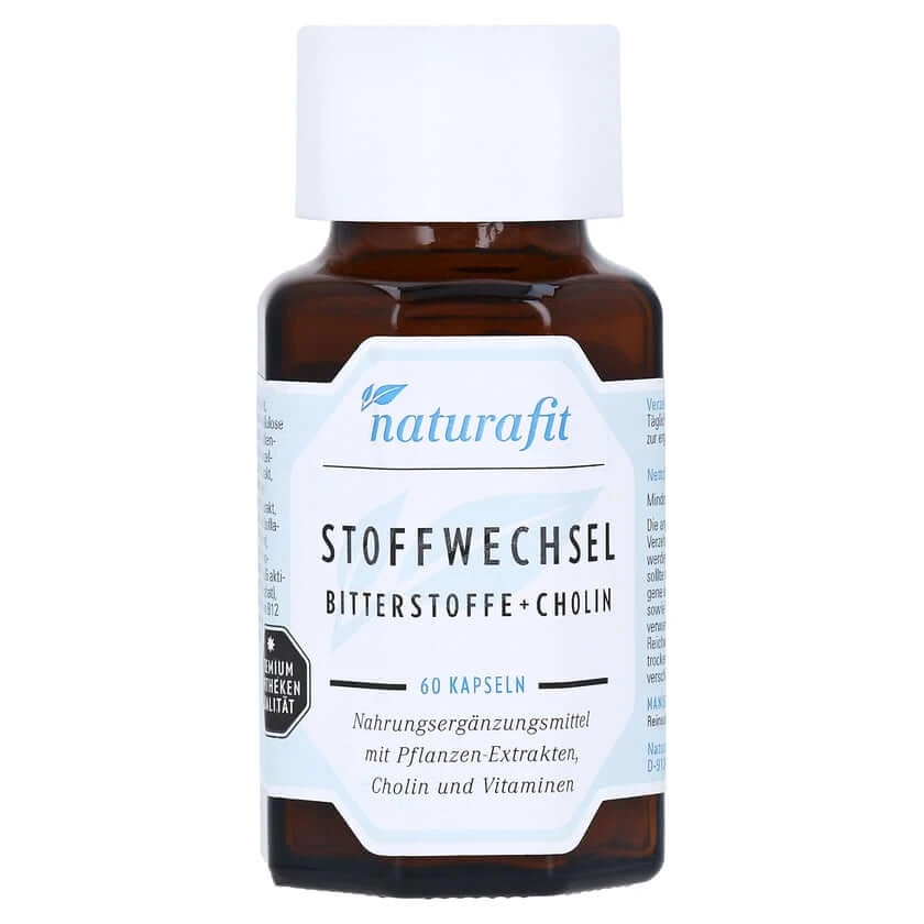 Naturafit Stoffwechsel Bitterstoffe+chol 60 St
