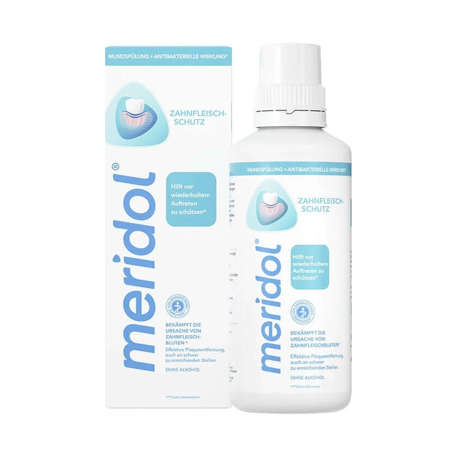 meridol bain de bouche protection des gencives antibactérien 400 ml