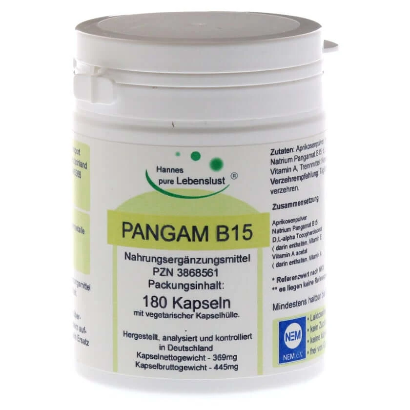 Pangam Vitamin B15 Vegi Kapseln 180 St