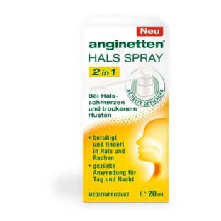 Anginetten Keelspray 2in1 Volwassenen 20 ml