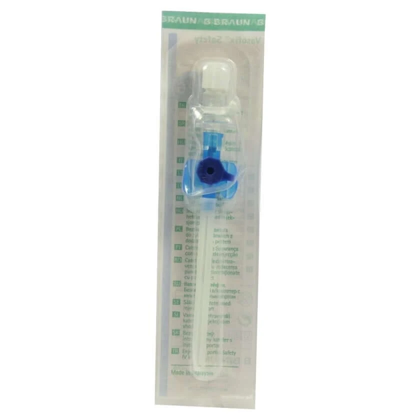 B. Braun Vasofix Safety Venenverweilkanüle blau, FEP 22G, 0,9 x 25mm 1 St
