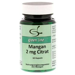 Mangan 2 mg cytrynian 60 St