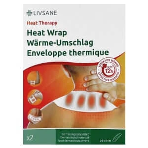 Livsane Wärme-umschlag Selbstklebend 9x2 2 St
