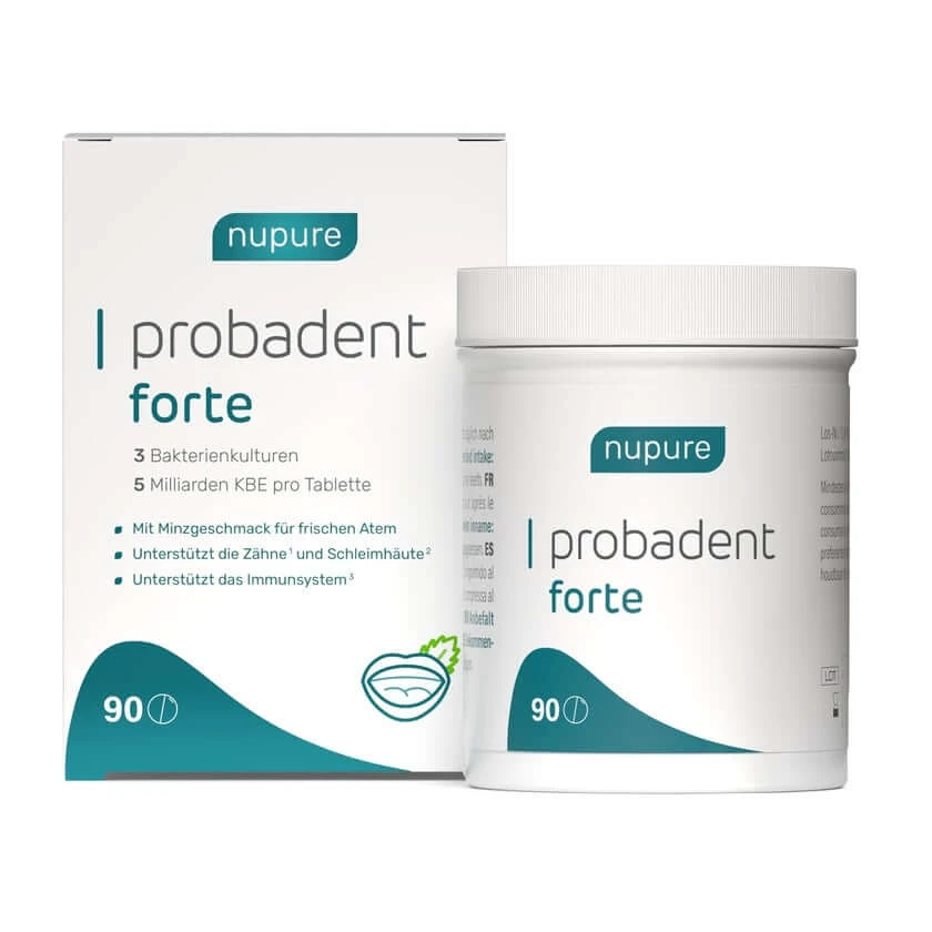Nupure Probadent Forte 3 Bakt.kult.5 Mrd.kbe Lut. 90 St