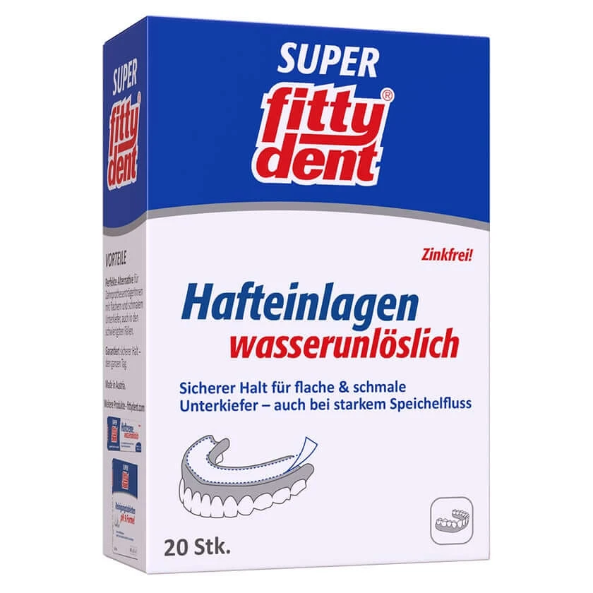 Fittydent Super Haftkleber Einlagen 20 St