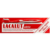 Lacalut Aktiv medizinische Zahnpasta, 75 ml + Zahnbürste, Theiss Naturwaren