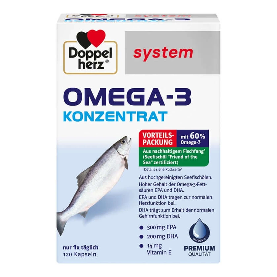 Sistema Doble Corazón Omega-3 Concentrado 120 St