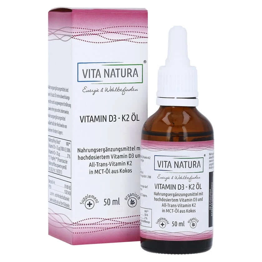 Vitamin D3/k2 1000 I.E./20 µg Tropfen 50 ml