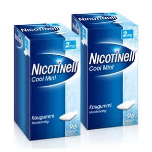 Nicotinell Kaugummi 2 mg Cool Mint 2X96 St