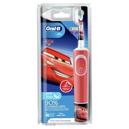 Elektrische Zahnbürste für Kinder D100 Cars, Vitality, Oral-B