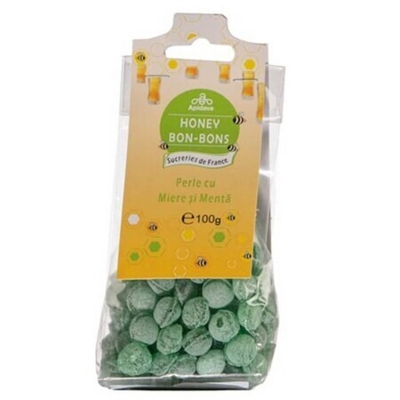 Pearls with honey and mint, 100 g, Sucreries de France