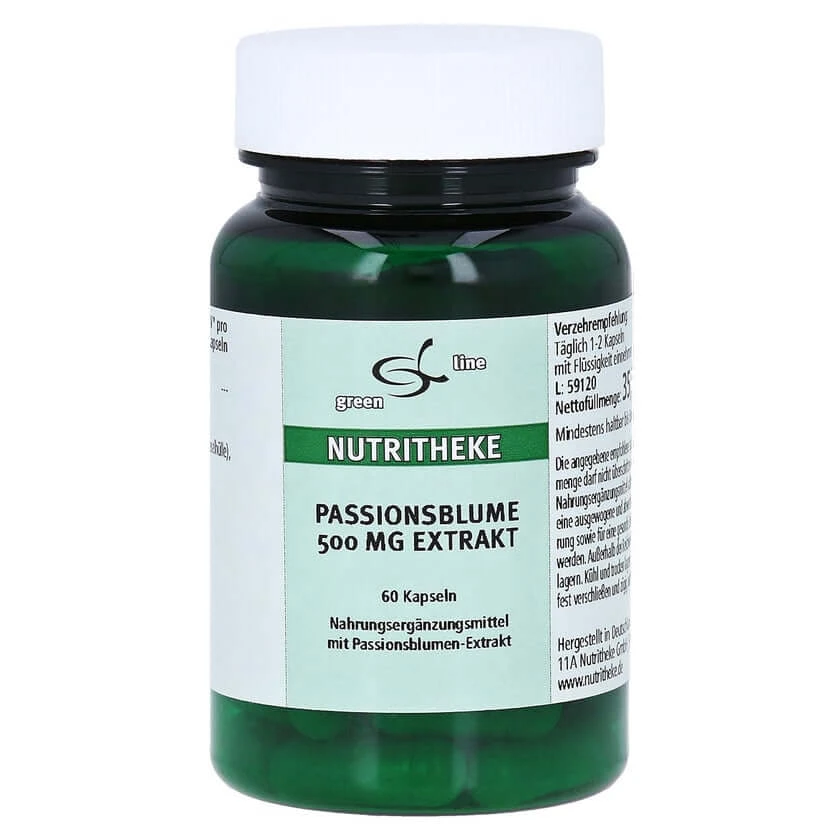 Passionsblume 500 mg Extrakt Kapseln 60 St