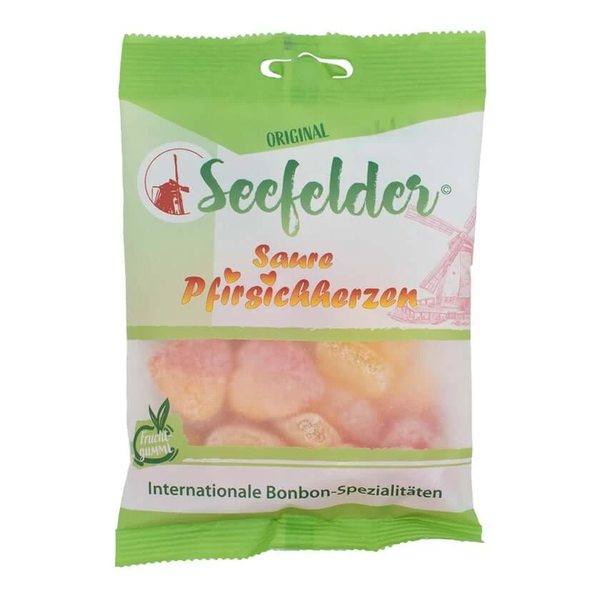 Seefelder Saure Pfirsichherzen KDA 100 g