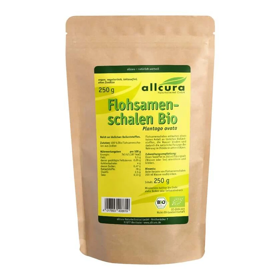 Coji de psyllium organice 250 g