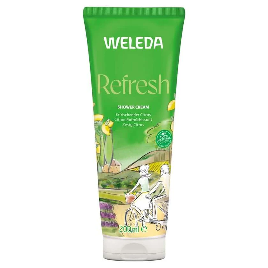 Weleda Refresh Duș răcoritor cu citrice 200 ml