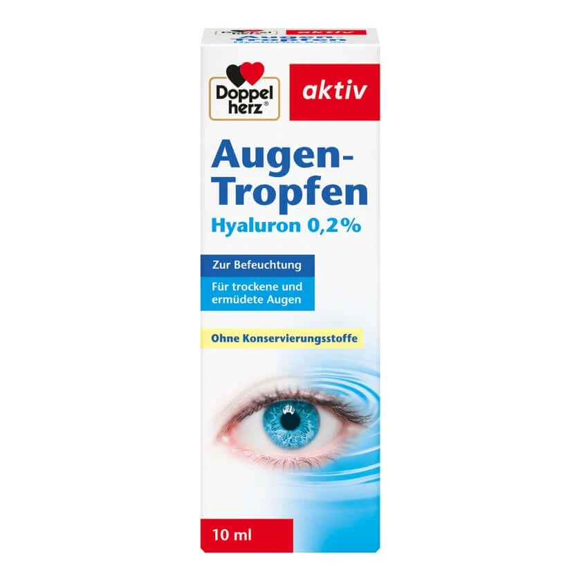 Doppelherz aktiv Augen-Tropfen Hyaluron 0,2% 10 ml