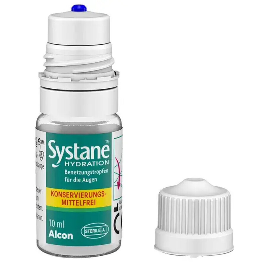 Systane Hydration konservierungsmittelfreie Augentropfen, 10 ml, Alcon