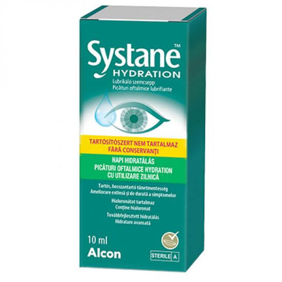 Systane Hydration konservierungsmittelfreie Augentropfen, 10 ml, Alcon Bewertungen