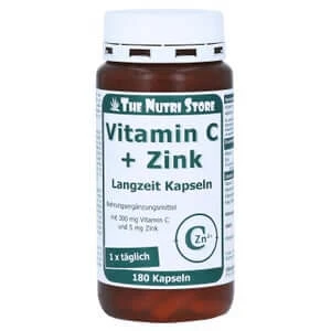 Vitamin C 300+zink 5 Langzeit Kapseln 180 St