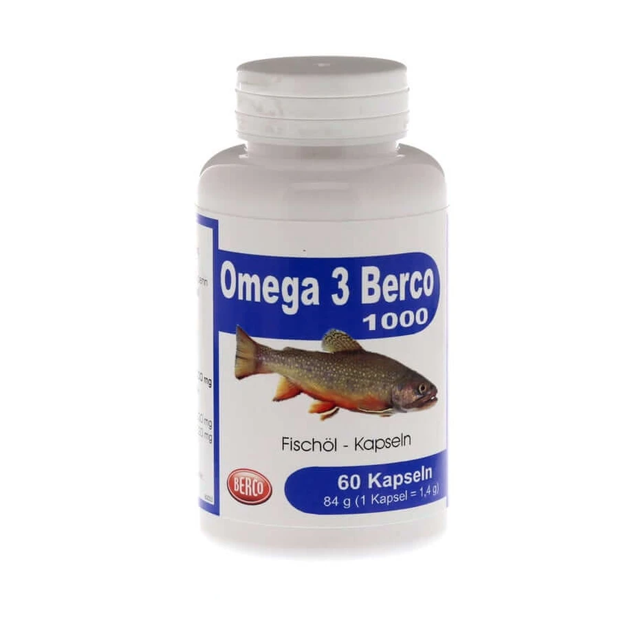 Omega-3 Berco 1000 mg Cápsulas 60 Cápsulas
