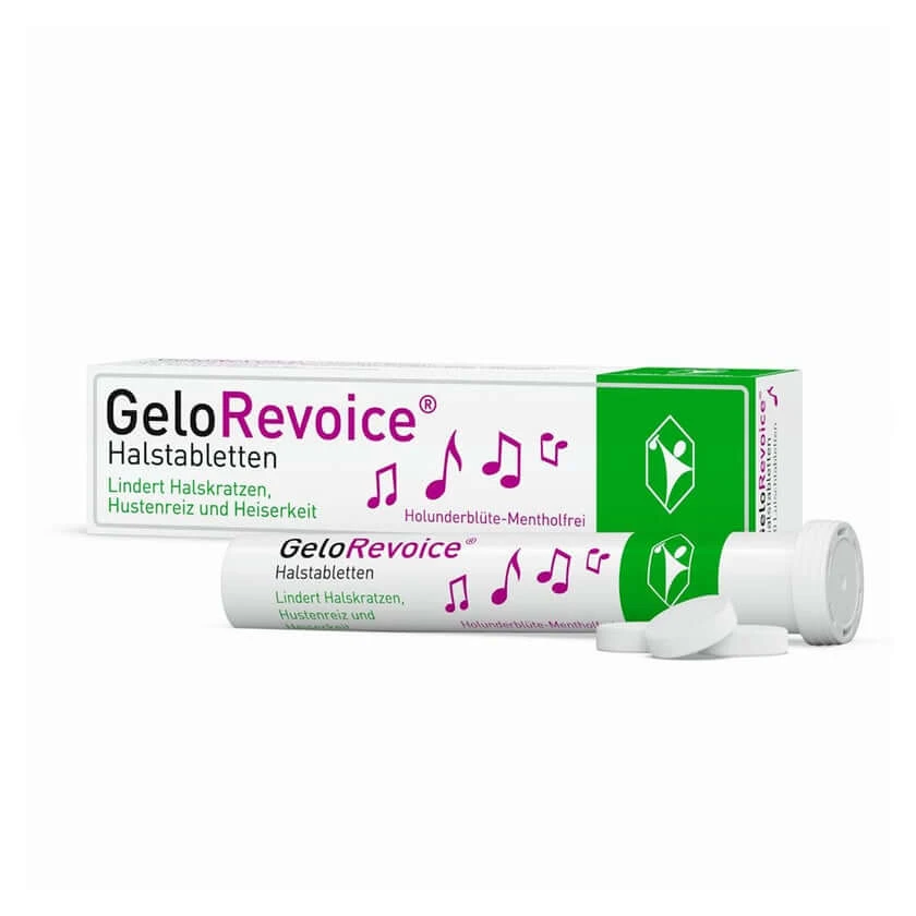 GeloRevoice Halstabletten Holunderblüte-Mentholfrei 20 St