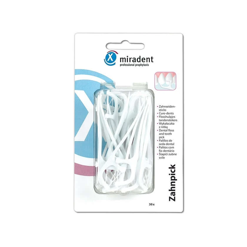 Miradent Zahnpick Zahnseidensticks 30 St