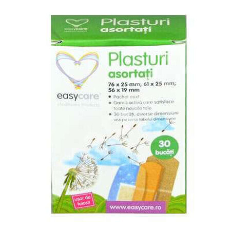 Plasturi asortati, 30 bucati, EasyCare