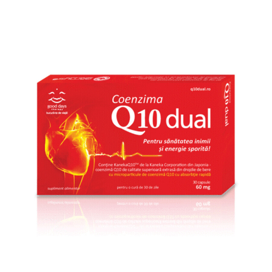 Coenzima Q10 Dual 60 mg, 30 capsules, Good Days Therapy