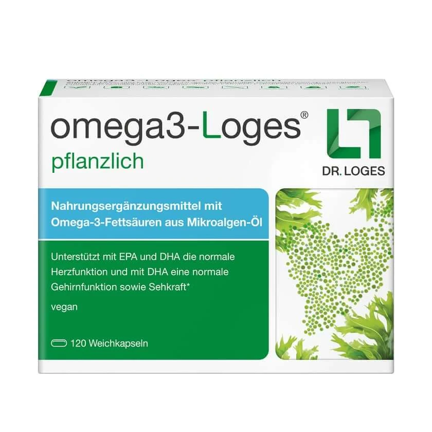 omega3-Loges pflanzlich Kapseln 120 St