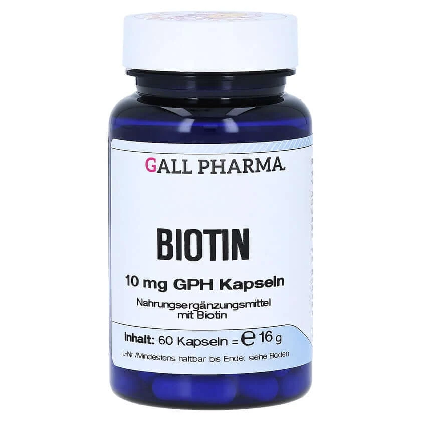 Biotin 10 mg GPH Kapseln 60 St
