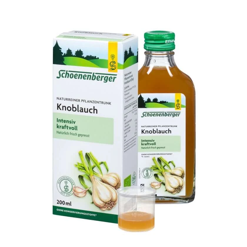 Schoenenberger Naturreiner Pflanzentrunk Knoblauch 200 ml