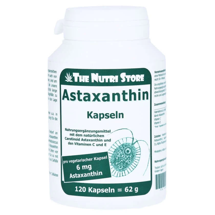 Astaxanthin 6 mg vegetarische Kapseln 120 St