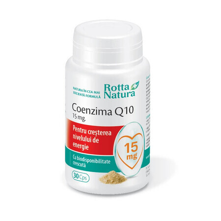 Coenzyme Q10, 15 mg, 30 capsules, Rotta Natura