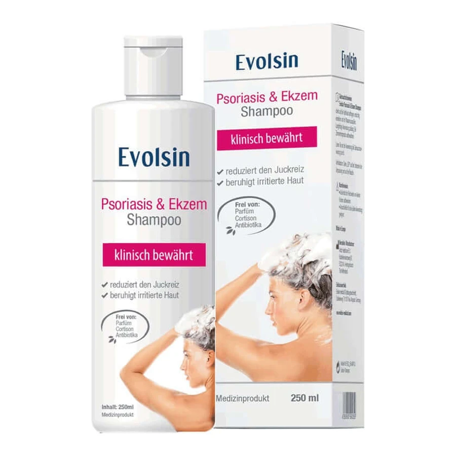 Evolsin Șampon pentru psoriazis și eczeme 250 ml