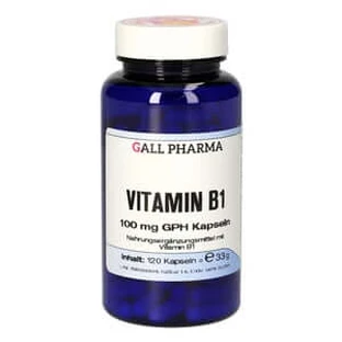 Witamina B1 100 mg GPH Kapsułki 120 kapsułek