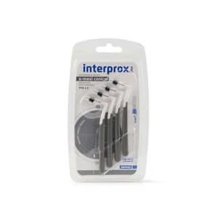 Szczoteczka międzyzębowa Interprox Plus X-maxi Conical Grey. 4 szt.