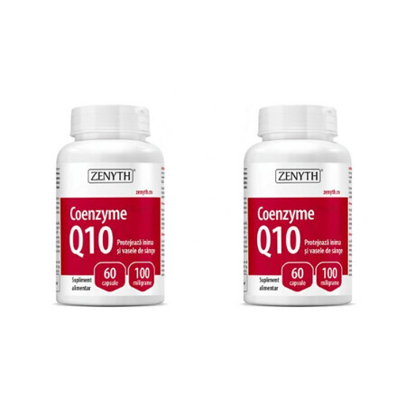 Coenzima Q10, 60 + 60 capsule, Zenyth (50% reducere la al doilea produs)