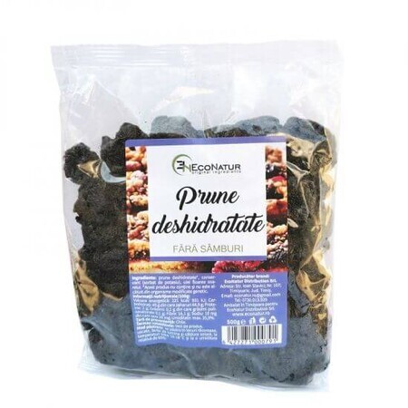 Prune uscate fara samburi, 500g, Econatur