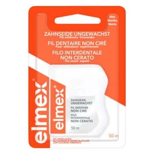 elmex Zahnseide ungewachst, 50 m 50 m