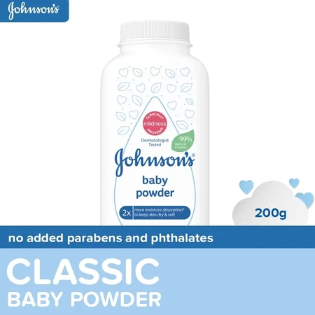 Pudra de talc, 200g, Johnson's Baby