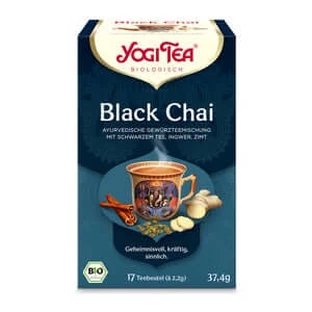 YOGI TEA, Black Chai, organiczna herbata ziołowo-korzenna 17X2,2 g