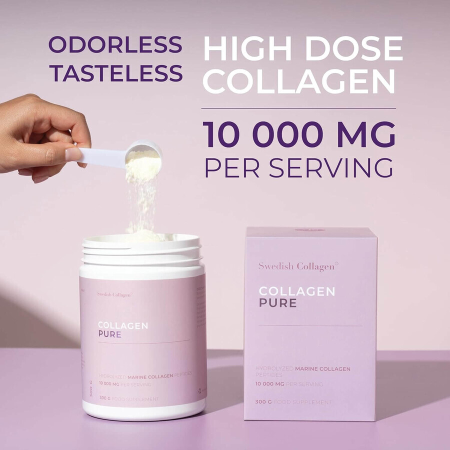 Collagen Pure 10.000 mg, 300 g, Swedish Collagen