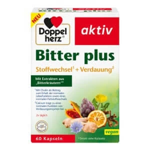Doppelherz Bitter Plus Kapseln 60 St