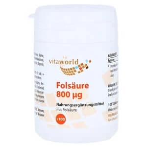 Folsäure 800 µg Tabletten 100 St
