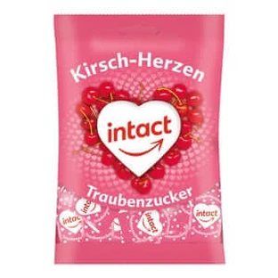 Intact Traubenzucker Beutel Herzen 75 g