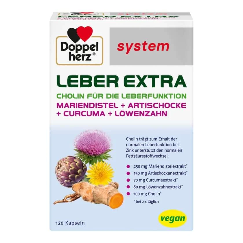 Doppelherz Leber Extra System Kapseln 120 St