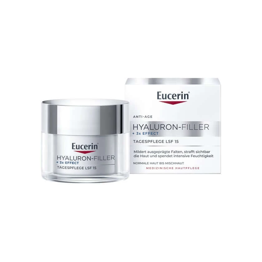 Eucerin Hyaluron-Filler + 3x Effect Tagespflege LSF 15 Normale/Mischhaut 50 ml