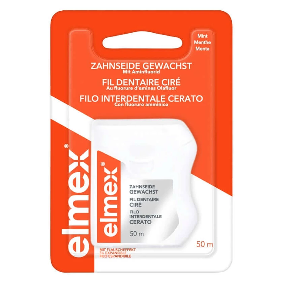 ață dentară elmex cerată, 50 m 50 m