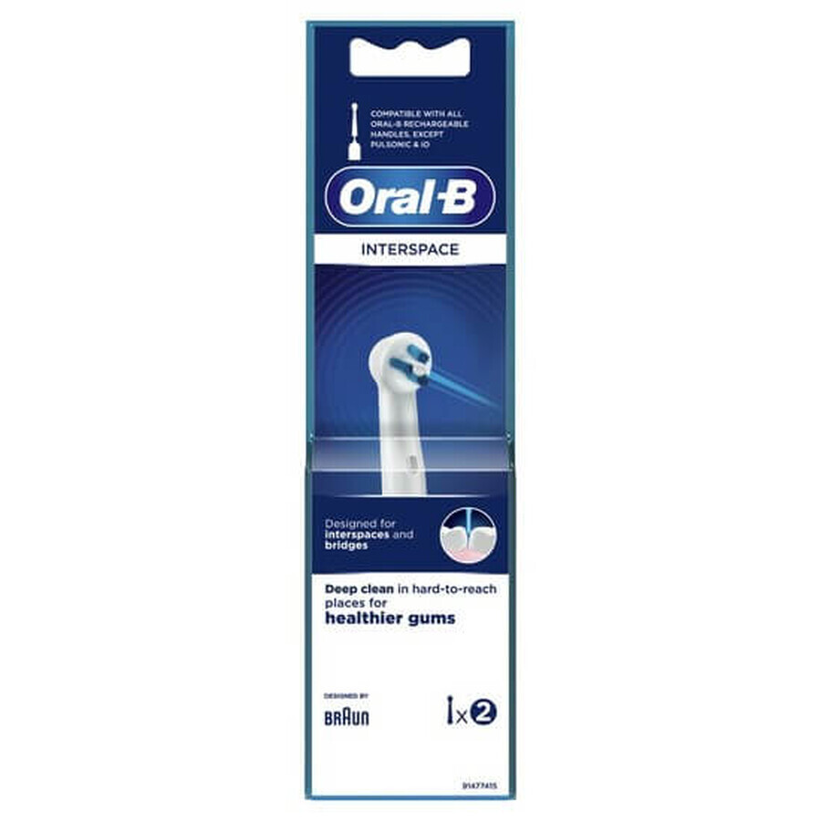 Interspace elektrische Zahnbürste, 2 Stück, Oral-B