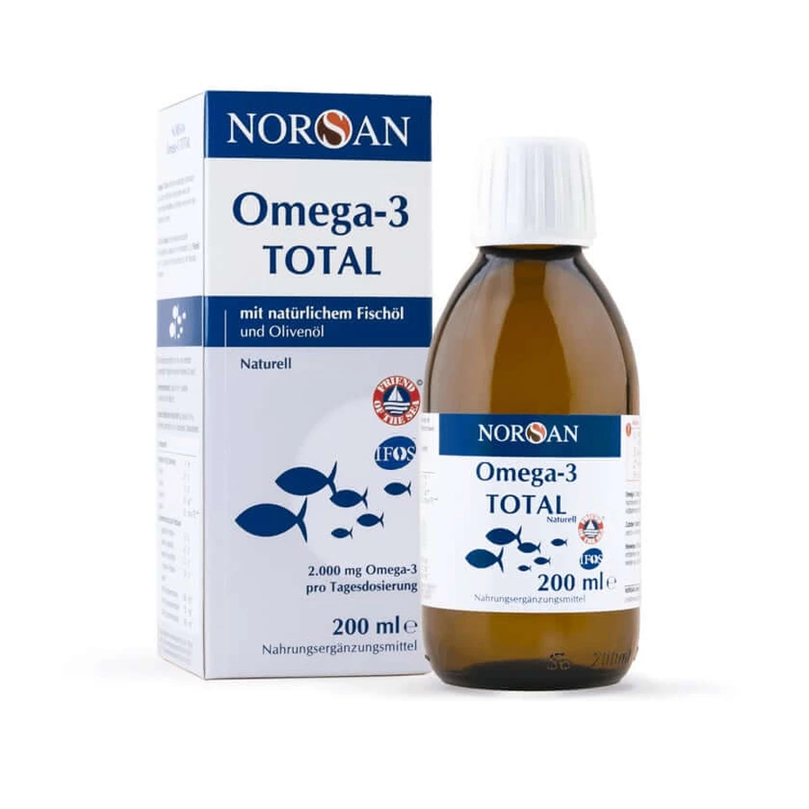 Norsan Omega-3 Total Natural lichid 200 ml